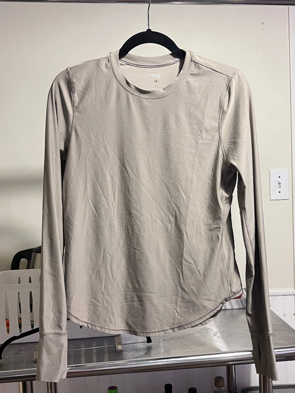 DSG | Long Sleeve Dri-Fit Top | Light Brown | Medium